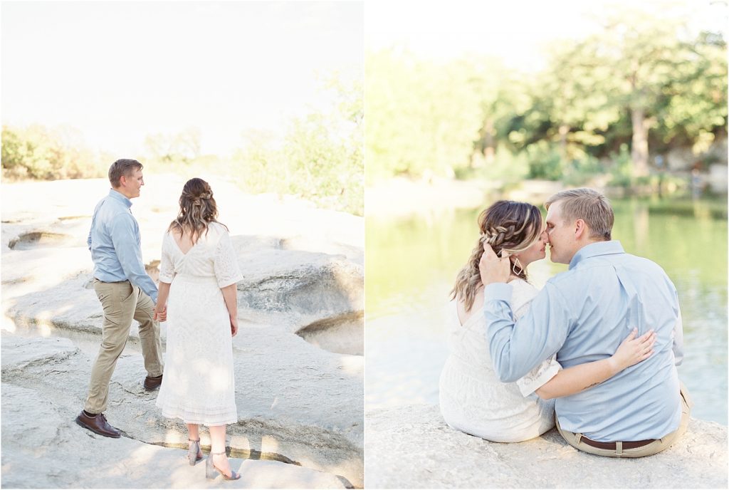 McKinney Falls State Park Texas Hill Country Engagement Session Fine Art Wedding Photographer Madeline Trent
