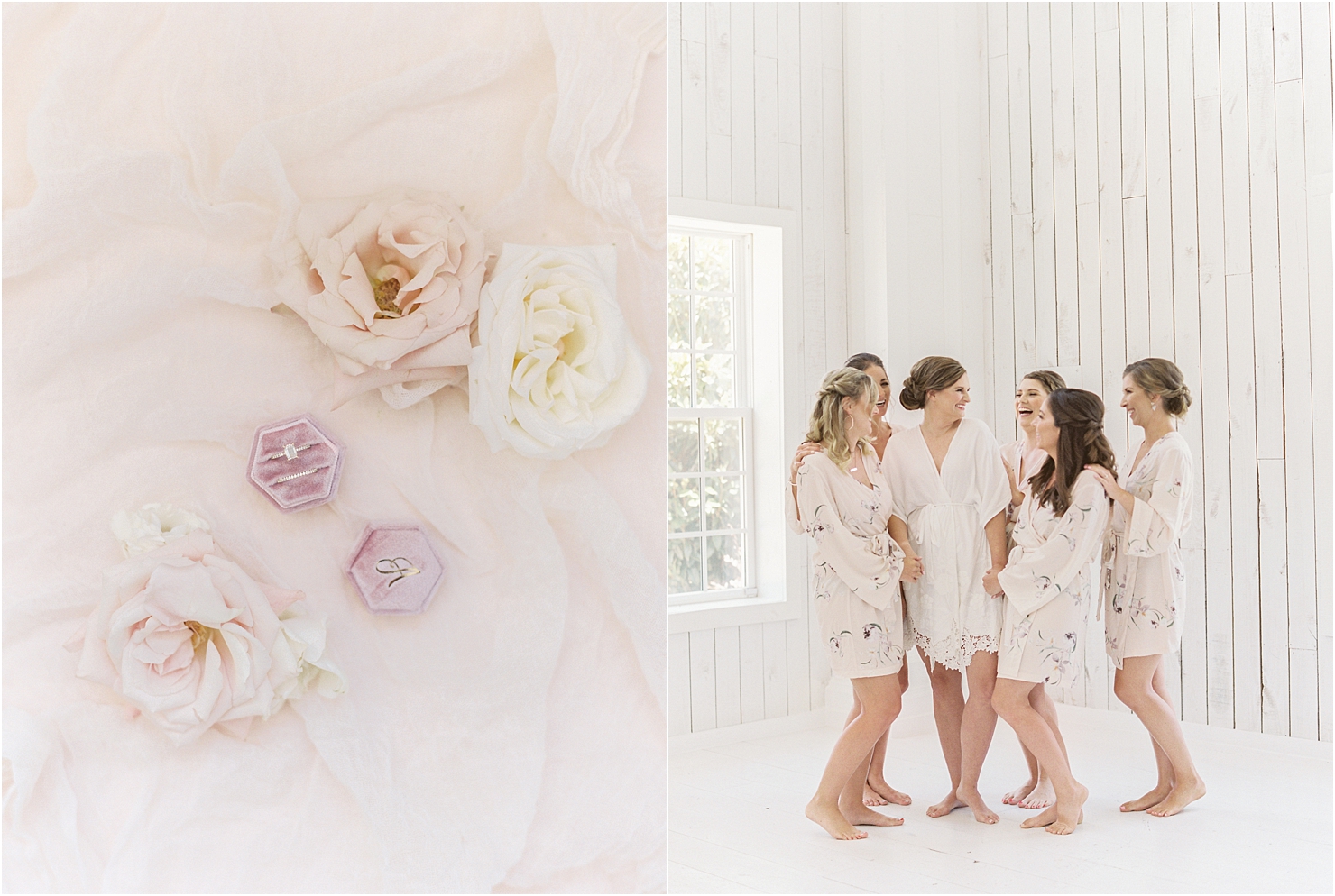 Getting Ready Bridal Suite Fine Art Wedding Photographer White Sparrow Barn Madeline Trent