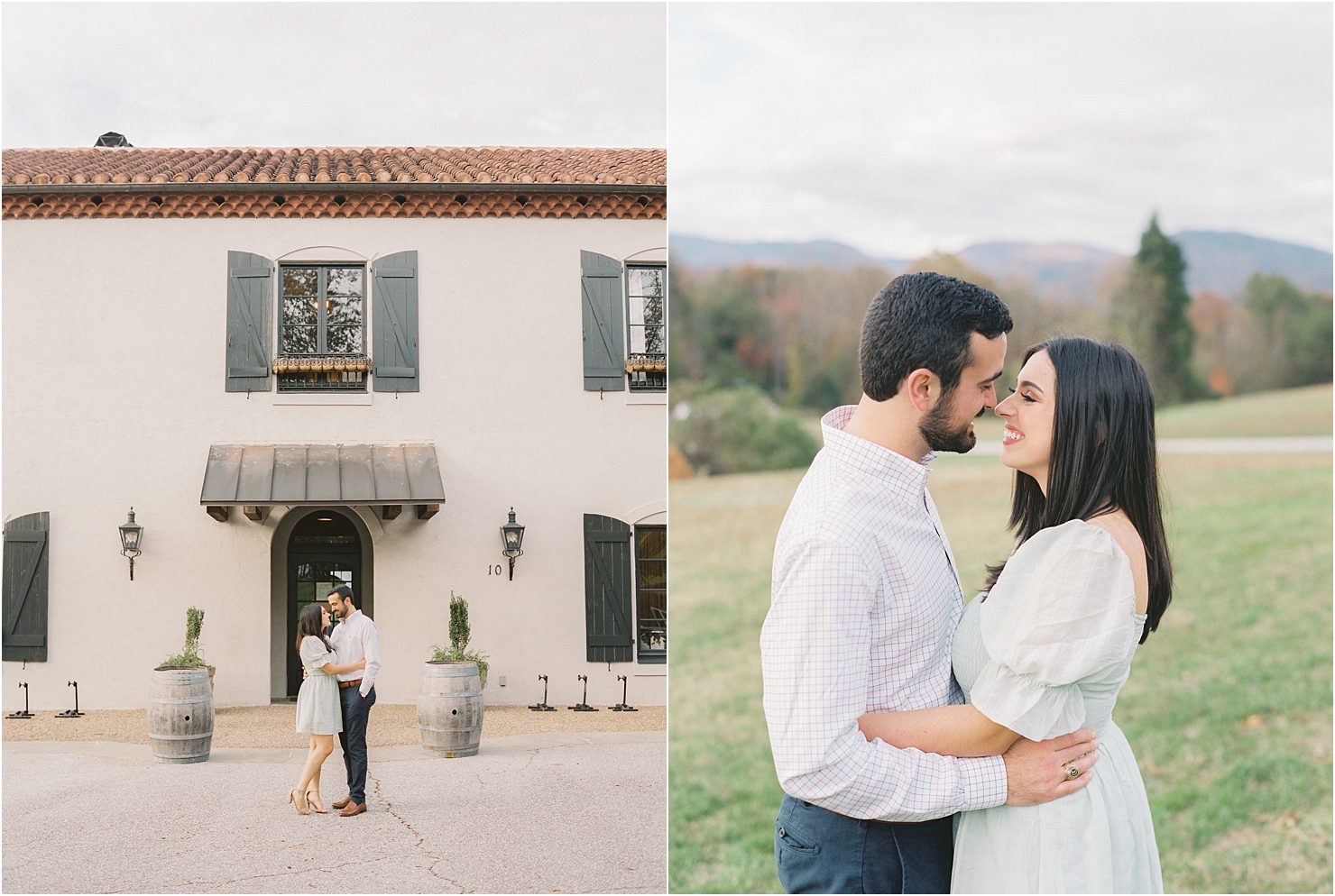 Hotel Domestique Wedding Photographer Engagement Sunset Romantic Tuscan Inspired Beautiful Wedding Photographer