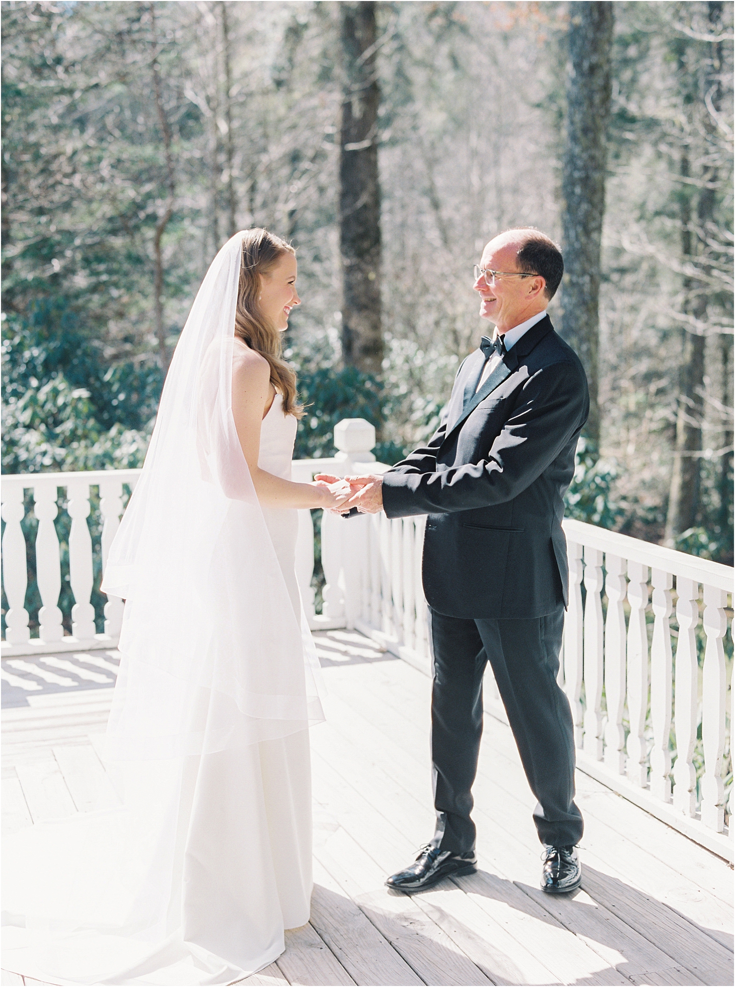 Father Daughter First Look Highlands NC
